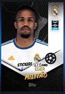 Sticker Éder Militao - UEFA Champions League 2021-2022 - Topps