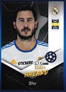 Sticker Eden Hazard - UEFA Champions League 2021-2022 - Topps