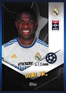Sticker Vinícius Jr. - UEFA Champions League 2021-2022 n. 318 - Topps