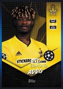 Sticker Edmund Addo - UEFA Champions League 2021-2022 n. 348 - Topps