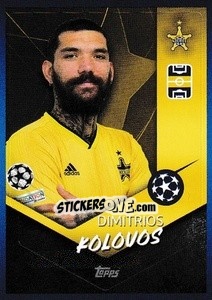 Sticker Dimitrios Kolovos - UEFA Champions League 2021-2022 - Topps