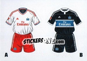 Sticker Hamburger SV - German Football Bundesliga 2011-2012 - Topps