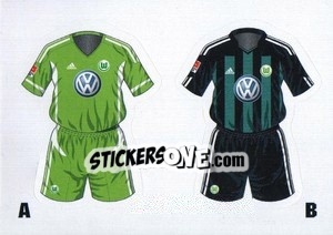 Sticker VFL Wolfsburg - German Football Bundesliga 2011-2012 - Topps