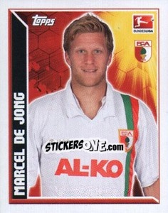 Sticker Marcel de Jong - German Football Bundesliga 2011-2012 - Topps