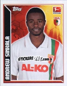 Cromo Andrew Sinkala - German Football Bundesliga 2011-2012 - Topps