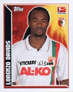 Sticker Lorenzo Davids - German Football Bundesliga 2011-2012 - Topps