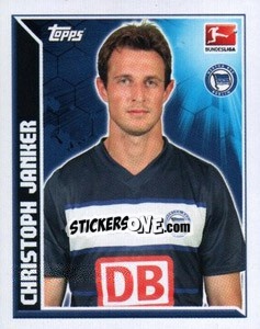 Figurina Christoph Janker - German Football Bundesliga 2011-2012 - Topps