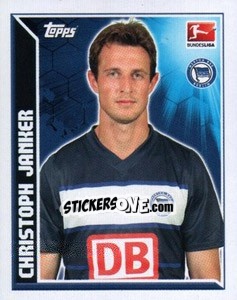 Sticker Christoph Janker - German Football Bundesliga 2011-2012 n. 48 - Topps