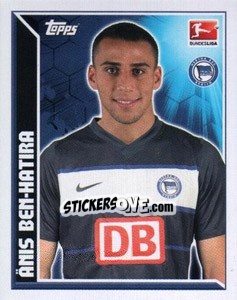 Sticker Anis Ben-Hatira - German Football Bundesliga 2011-2012 - Topps