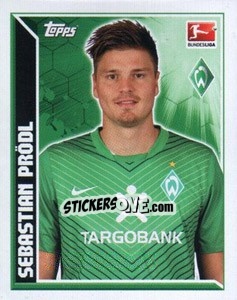 Cromo Sebastian Prodl - German Football Bundesliga 2011-2012 - Topps