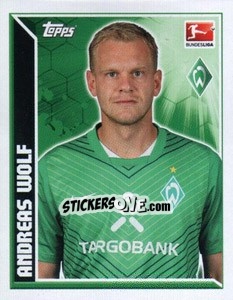 Sticker Andreas Wolf - German Football Bundesliga 2011-2012 - Topps