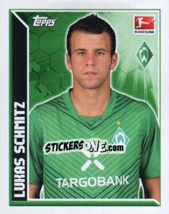 Cromo Lukas Schmitz - German Football Bundesliga 2011-2012 - Topps