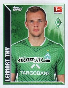 Sticker Lennart Thy - German Football Bundesliga 2011-2012 - Topps
