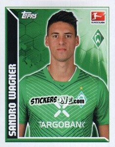 Sticker Sandro Wagner - German Football Bundesliga 2011-2012 - Topps