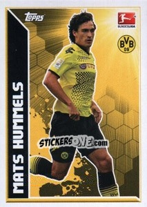 Sticker Mats Hummels - Star Spieler - German Football Bundesliga 2011-2012 - Topps