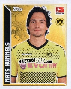 Sticker Mats Hummels - German Football Bundesliga 2011-2012 n. 90 - Topps