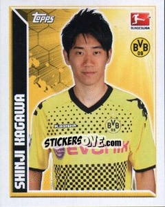 Sticker Shinji Kagawa - German Football Bundesliga 2011-2012 n. 95 - Topps