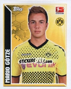 Cromo Mario Gotze - German Football Bundesliga 2011-2012 - Topps