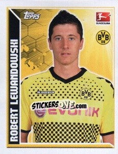 Sticker Robert Lewandowski - German Football Bundesliga 2011-2012 n. 103 - Topps