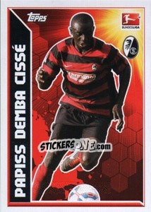 Sticker Papiss Demba Cisse - Star Spieler - German Football Bundesliga 2011-2012 - Topps