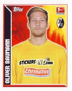 Sticker Oliver Baumann - German Football Bundesliga 2011-2012 n. 108 - Topps
