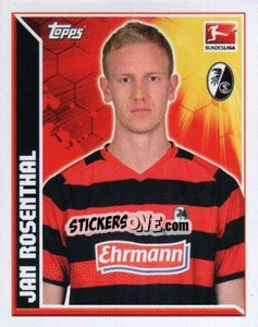 Cromo Jan Rosenthal - German Football Bundesliga 2011-2012 - Topps