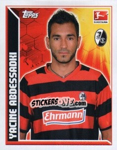 Figurina Yacine Abdessadki - German Football Bundesliga 2011-2012 - Topps