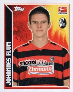 Cromo Johannes Flum - German Football Bundesliga 2011-2012 - Topps