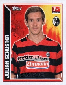 Sticker Julian Schuster - German Football Bundesliga 2011-2012 - Topps