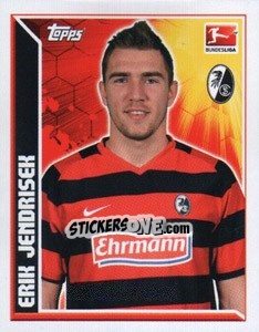 Sticker Erik Jendrisek - German Football Bundesliga 2011-2012 - Topps