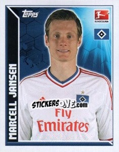 Sticker Marcell Jansen - German Football Bundesliga 2011-2012 - Topps