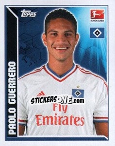 Sticker Paolo Guerrero - German Football Bundesliga 2011-2012 - Topps