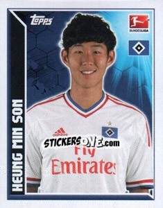 Sticker Heung Min Son - German Football Bundesliga 2011-2012 - Topps