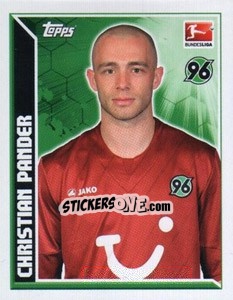 Sticker Christian Pander - German Football Bundesliga 2011-2012 - Topps