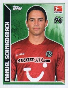 Sticker Manuel Schmiedebach - German Football Bundesliga 2011-2012 - Topps