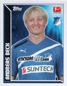 Sticker Andreas Beck - German Football Bundesliga 2011-2012 - Topps