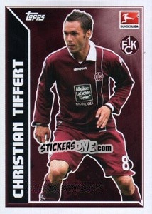 Sticker Christian Tiffert - Star Spieler - German Football Bundesliga 2011-2012 - Topps