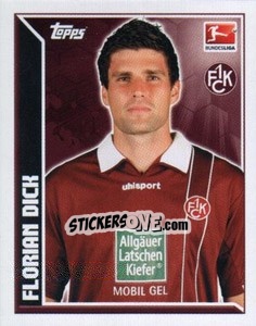Sticker Florian Dick - German Football Bundesliga 2011-2012 - Topps