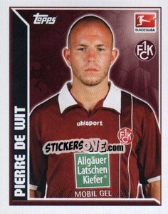 Figurina Pierre de Wit - German Football Bundesliga 2011-2012 - Topps