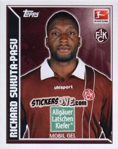 Cromo Richard Sukuta-Pasu - German Football Bundesliga 2011-2012 - Topps