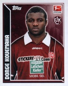 Sticker Dorge Kouemaha - German Football Bundesliga 2011-2012 - Topps