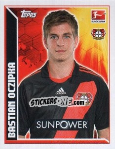 Sticker Bastian Oczipka - German Football Bundesliga 2011-2012 n. 239 - Topps