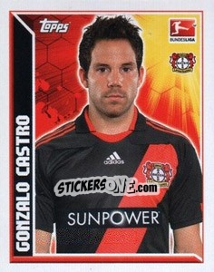 Cromo Gonzalo Castro - German Football Bundesliga 2011-2012 - Topps