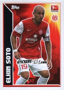 Sticker Elkin Soto - Star Spieler - German Football Bundesliga 2011-2012 - Topps