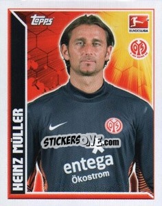 Sticker Heinz Muller - German Football Bundesliga 2011-2012 - Topps