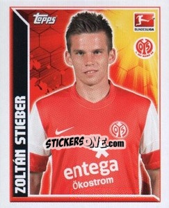 Cromo Zoltan Stieber - German Football Bundesliga 2011-2012 - Topps