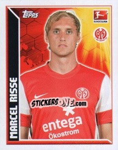 Sticker Marcel Risse - German Football Bundesliga 2011-2012 - Topps