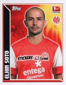 Sticker Elkin Soto - German Football Bundesliga 2011-2012 - Topps