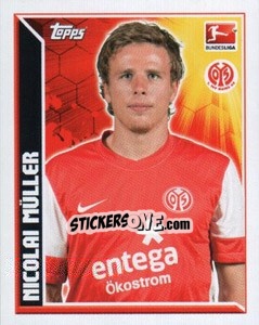 Sticker Nicolai Muller - German Football Bundesliga 2011-2012 n. 267 - Topps