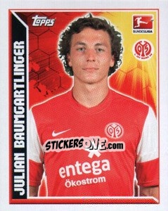 Cromo Julian Baumgartlinger - German Football Bundesliga 2011-2012 - Topps